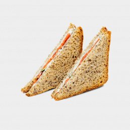Сэндвич с лососем и творожным сыром заказать доставку в Красноярске | «РомБаба»