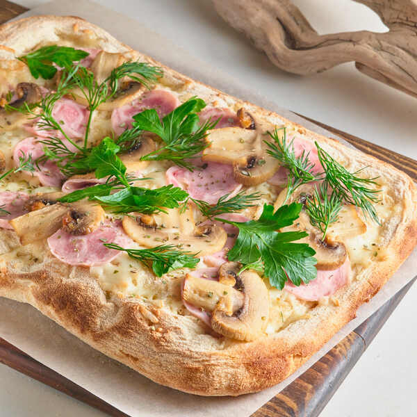 Римская с ветчиной и грибами Римская с ветчиной и грибами заказать доставку в Красноярске | Доставка «Беллини»