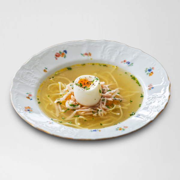 Куриный суп с лапшой и яйцом  заказать доставку в Красноярске | Формаджи