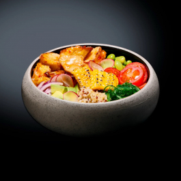 Поке с хрустящими баклажанами Поке с хрустящими баклажанами заказать доставку в Красноярске | Доставка «Беллини»