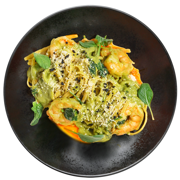 Лингвини с креветками и цукини  заказать доставку в Красноярске | Доставка «Беллини»