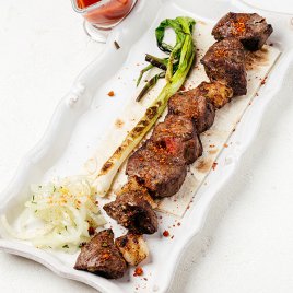 Шашлык из баранины с курдюком Шашлык из баранины с курдюком заказать доставку в Красноярске | «Баран и бисер»