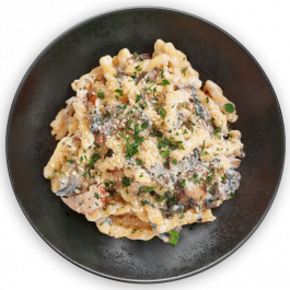 Паста с курицей и грибами Паста с курицей и грибами заказать доставку в Красноярске | Доставка «Беллини»