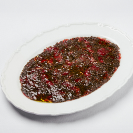 Карпаччо из фермерской говядины с трюфельным соусом Карпаччо из фермерской говядины с трюфельным соусом заказать доставку в Красноярске | Доставка «Беллини»