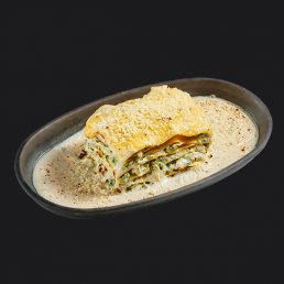Лазанья с цыплёнком и шпинатом Лазанья с цыплёнком и шпинатом заказать доставку в Красноярске | «Перцы» в Красноярске
