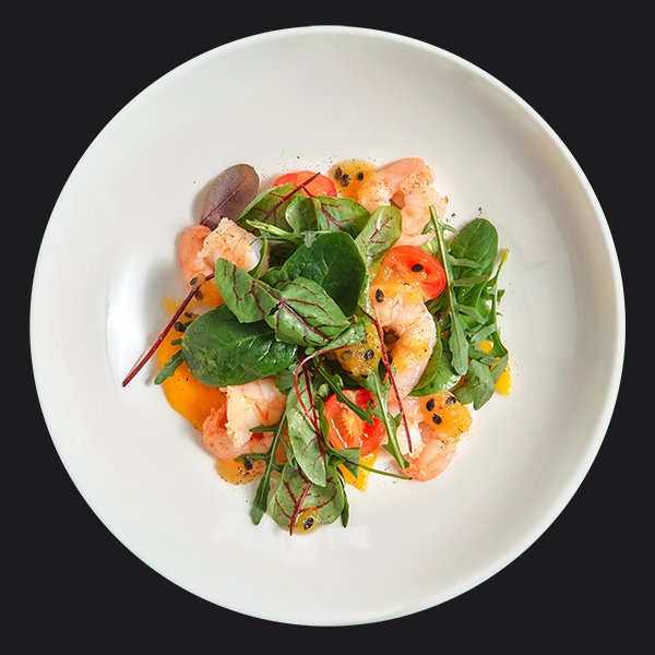 Салат с креветками и манго Салат с креветками и манго заказать доставку в Красноярске | «Перцы» в Красноярске