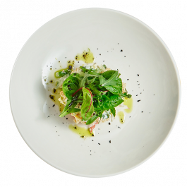 Салат с цыплёнком, овощами и кунжутной заправкой Салат с цыплёнком, овощами и кунжутной заправкой заказать доставку в Красноярске | Доставка «Беллини»