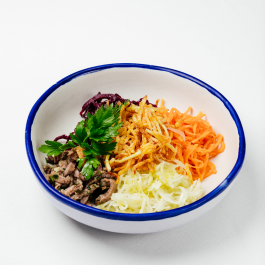 Чафан с ростбифом и маринованными овощами Чафан с ростбифом и маринованными овощами заказать доставку в Красноярске | Доставка «Беллини»