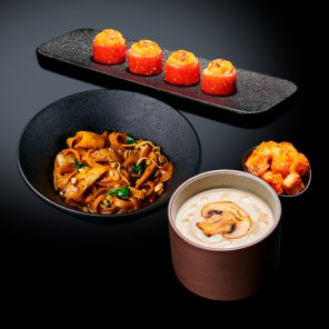 Ролл+суп+горячее Ролл+суп+горячее заказать доставку в Красноярске | «Якитория»