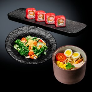 Салат+суп +ролл Салат+суп +ролл заказать доставку в Красноярске | «Якитория»