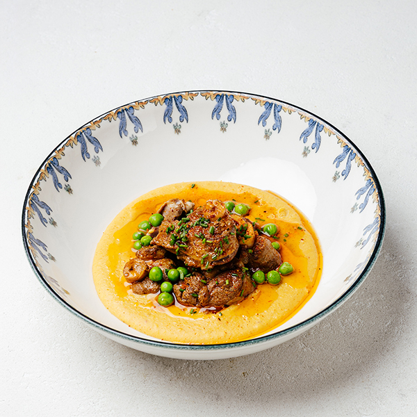 Томлёная баранина с пюре из нута заказать доставку в Красноярске | Доставка «Беллини»