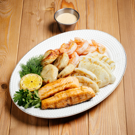 Рыбное ассорти на гриле заказать доставку в Красноярске | Доставка «Беллини»