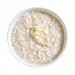 Овсяная каша на коровьем молоке со сливочным маслом Овсяная каша на коровьем молоке со сливочным маслом заказать доставку в Красноярске | Доставка «Беллини»