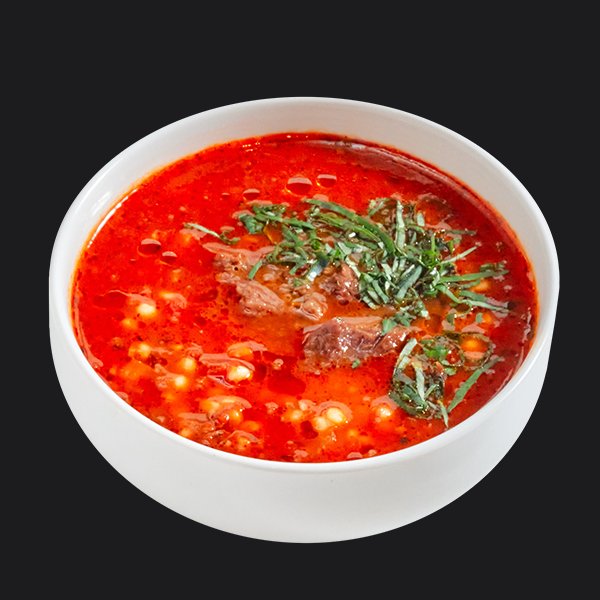 Суп с томлёной говядиной и птитимом Суп с томлёной говядиной и птитимом заказать доставку в Красноярске | «Перцы» в Красноярске