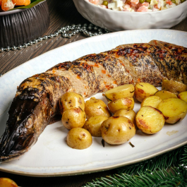 Щука фаршированная заказать доставку в Красноярске | Доставка «Беллини»