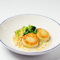 Котлеты из щуки с орзо и грибным соусом  заказать доставку в Красноярске | Формаджи