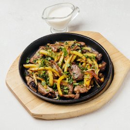 Жарёха со свининой  заказать доставку в Красноярске | «Баран и бисер»