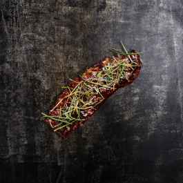 Свиные рёбра с перечным соусом  заказать доставку в Красноярске | Доставка «Беллини»