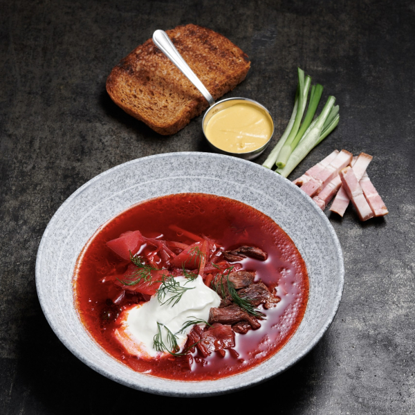 Борщ с говядиной заказать доставку в Красноярске | Доставка «Беллини»