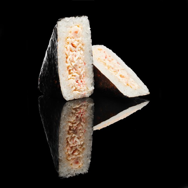 Онигири с креветкой и снежным крабом заказать доставку в Красноярске | «Якитория»