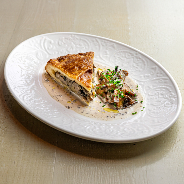 Домашний пирог с картошечкой и грибами заказать доставку в Красноярске | Mama`s»