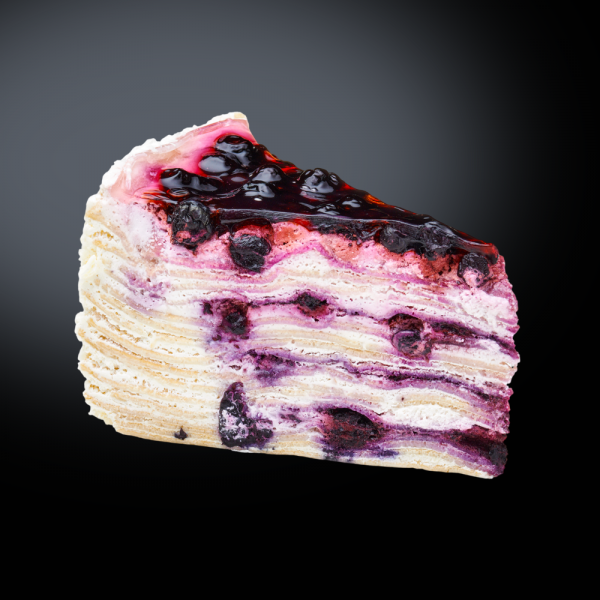 Блинный торт с пломбиром и черникой заказать доставку в Красноярске | Доставка «Беллини»