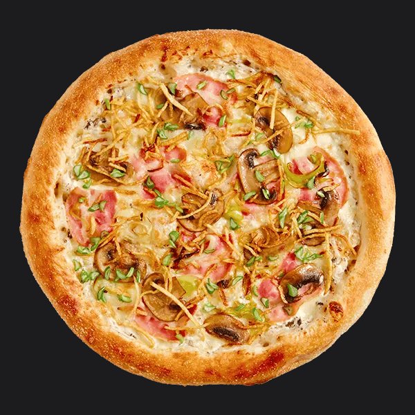 Пицца с беконом, грибами и трюфельной сметаной заказать доставку в Красноярске | «Перцы» в Красноярске