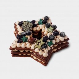 Медовик шоколадный Звезда Медовик шоколадный Звезда заказать доставку в Красноярске | «РомБаба»