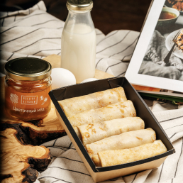 Блинчики с мясом и рисом Блинчики с мясом и рисом заказать доставку в Красноярске | «Bellini Kitchen»