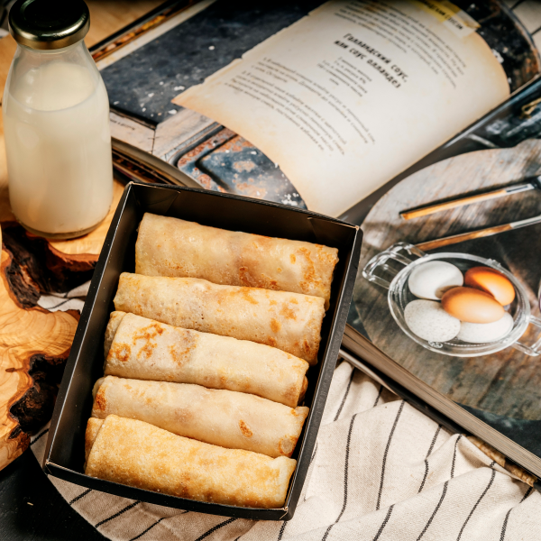 Блинчики с курицей в соусе терияки заказать доставку в Красноярске | «Bellini Kitchen»