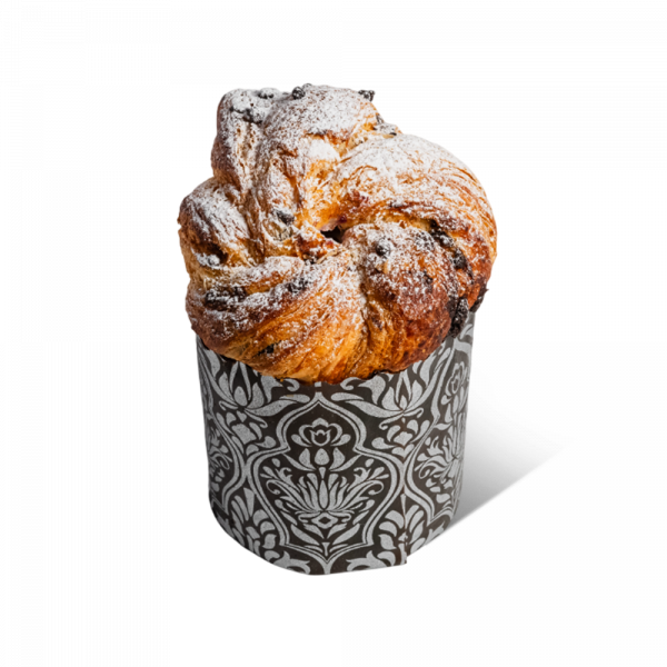 Кулич-краффин с шоколадом, ванильным кремом и вишневым конфи Кулич-краффин с шоколадом, ванильным кремом и вишневым конфи заказать доставку в Красноярске | Доставка «Беллини»