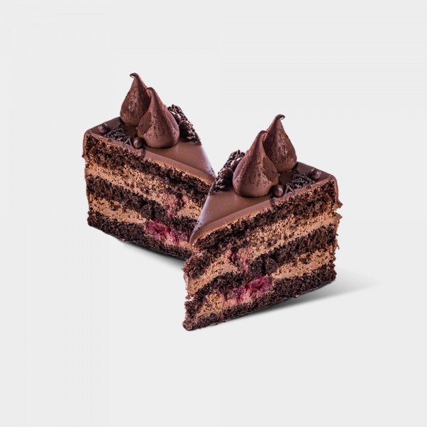 Темный трюфель с вишней, 2 кусочка заказать доставку в Красноярске | «РомБаба»