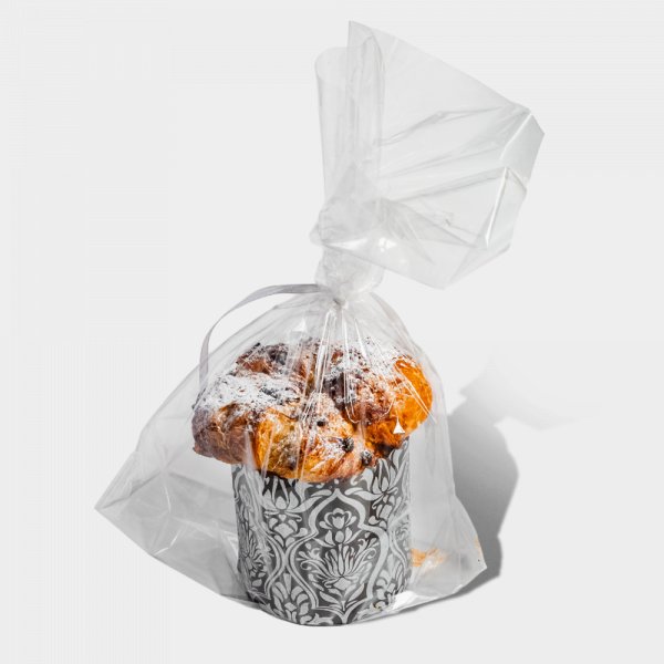 Кулич-краффин с шоколадом, ванильным кремом и вишневым конфи заказать доставку в Красноярске | «РомБаба»