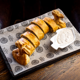 Расстегай со щукой, муксуном и грибами заказать доставку в Красноярске | Доставка «Беллини»