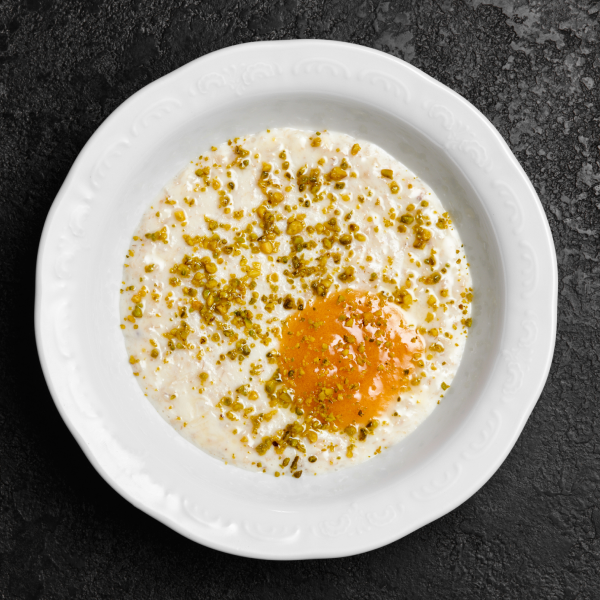 Овсяная каша с абрикосовым джемом и фисташками заказать доставку в Красноярске | Доставка «Беллини»