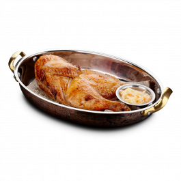 Половинка курочки из печи Половинка курочки из печи