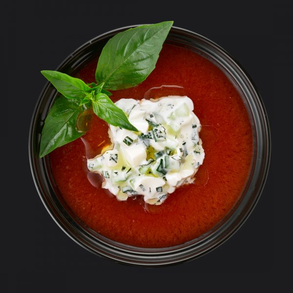Холодный томатный суп заказать доставку в Красноярске | «Перцы» в Красноярске