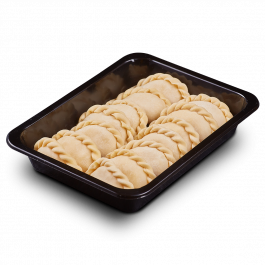 Вареники с картофелем и шкварками Вареники с картофелем и шкварками