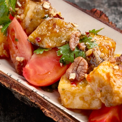 Баклажаны в чесночном соусе рецепт – Европейская кухня: Закуски. «Еда»