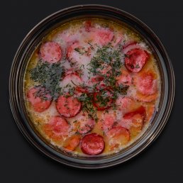 Похлёбка с охотничьими колбасками Похлёбка с охотничьими колбасками