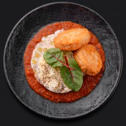 Котлеты из цыплёнка и креветок с кускусом Котлеты из цыплёнка и креветок с кускусом