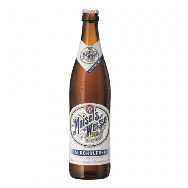 Пиво безалкогольное «Maisel's Weisse Alkoholfrei» светлое непастеризованное нефильтрованное, 0.5л заказать доставку в Красноярске | Доставка «Беллини»