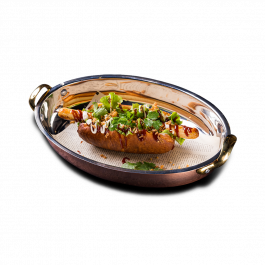 Хот-дог с копчёным соусом Хот-дог с копчёным соусом