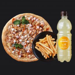 Пицца+картофель фри+лимонад Пицца+картофель фри+лимонад заказать доставку в Красноярске | «Перцы» в Красноярске