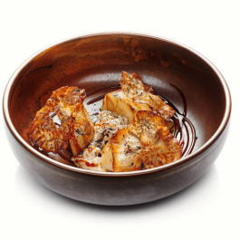 Печёный сельдерей с кедровой кашей Печёный сельдерей с кедровой кашей