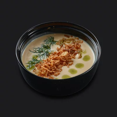 Сырный суп-пюре с креветками - рецепт автора Лидия Кригер