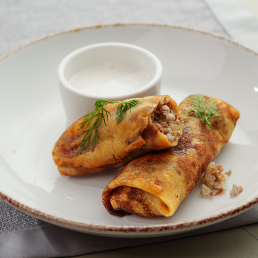 Блинчики с мясом Блинчики с мясом заказать доставку в Красноярске | Mama`s»