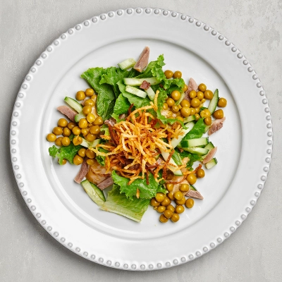 Салат из кукурузы и зеленого горошка, рецепт с фото.
