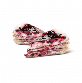 Блиннный с пломбиром и черникой, 2 кусочка Блиннный с пломбиром и черникой, 2 кусочка заказать доставку в Красноярске | Доставка «Артель»