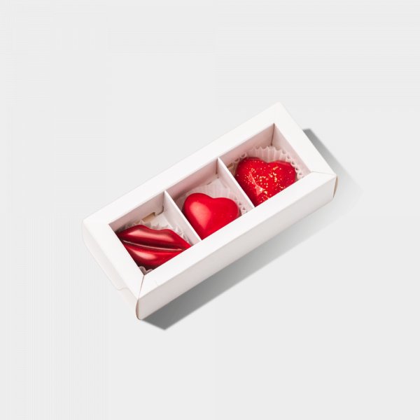 Набор конфет "С Любовью" 3шт заказать доставку в Красноярске | «РомБаба»